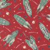 PRESALE 321 Blast Off Vintage Rockets Mars Yardage by Stacy Iest Hsu for Moda Fabrics | 20950 20