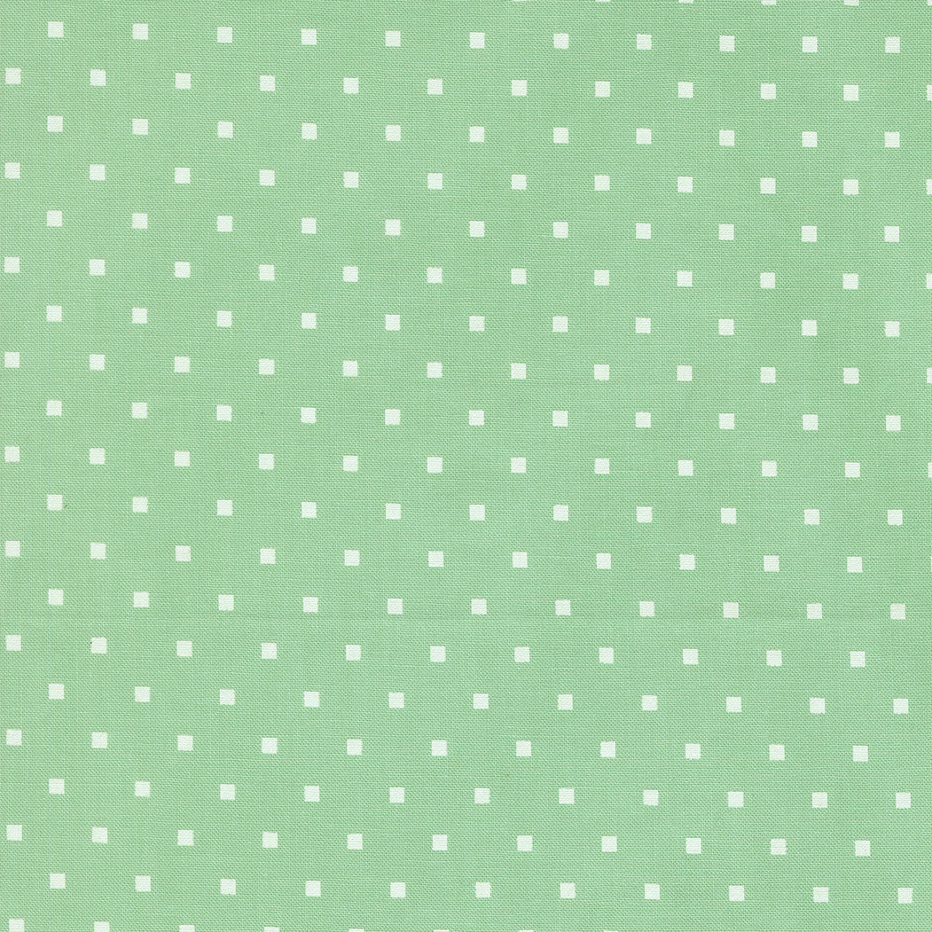 A Cat Named Stitch Cosmo Dot Green Yardage by Camille Roskelley for Moda Fabrics | 55345 19