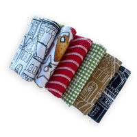 Gingerbread Custom Fat Quarter Bundle by J. Wecker Frisch for Riley Blake Designs | 6 Fat Quarters | Curated Bundle