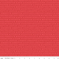 PRESALE The World of Strawberry Shortcake Text Red Yardage for Riley Blake Designs | C18563-RED