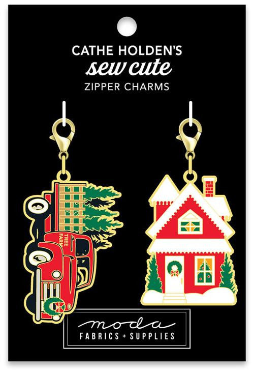 SALE! Cathe Holden's Sew Cute Truck and House Zipper Charms | CH128