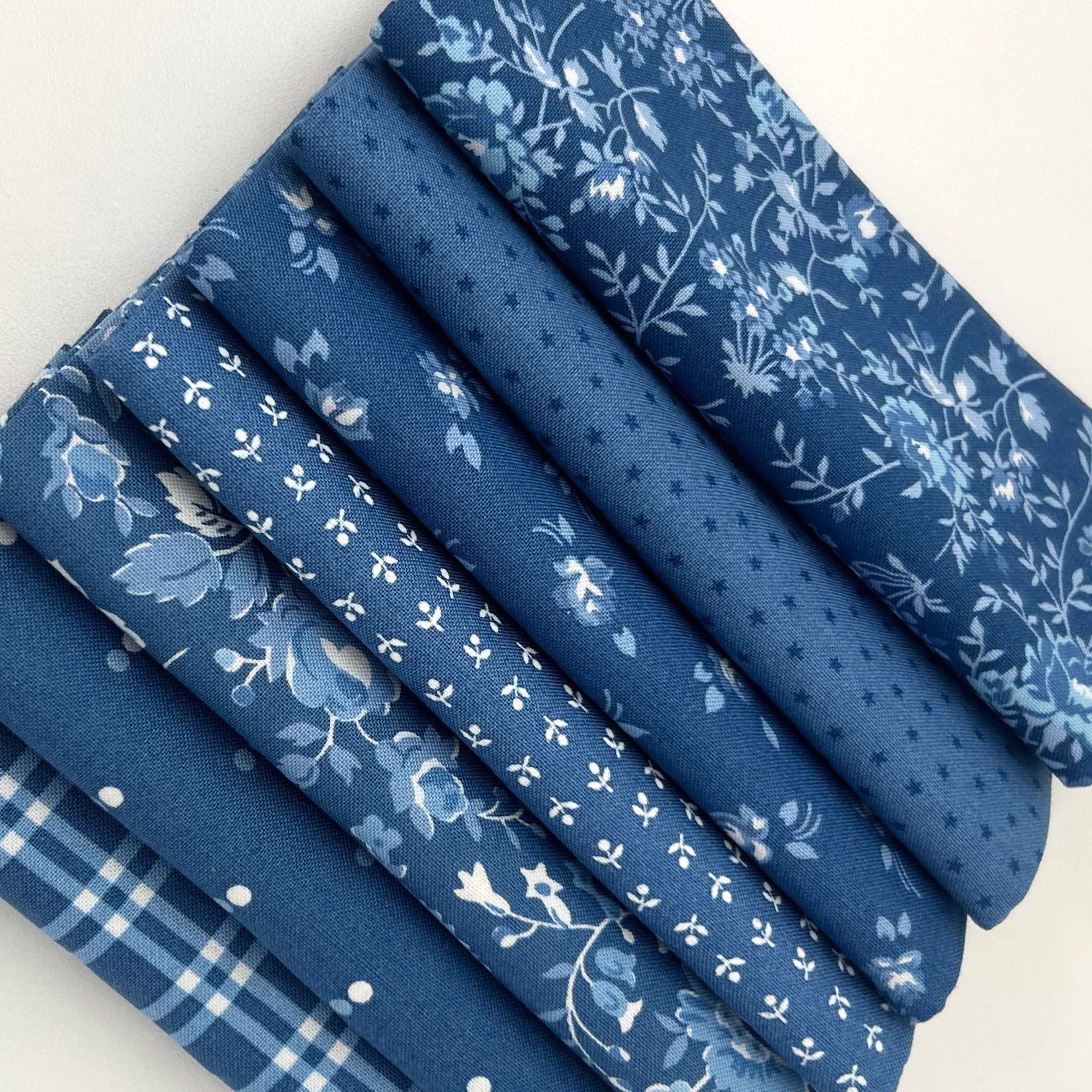 Blueprint Custom Fat Quarter Bundle by Camille Roskelley for Moda Fabrics | 7 FQs | Curated Bundle