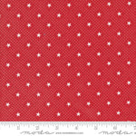 PRESALE Grand Haven Star Check Scarlet Yardage by Minick & Simpson for Moda Fabrics | 14982 13