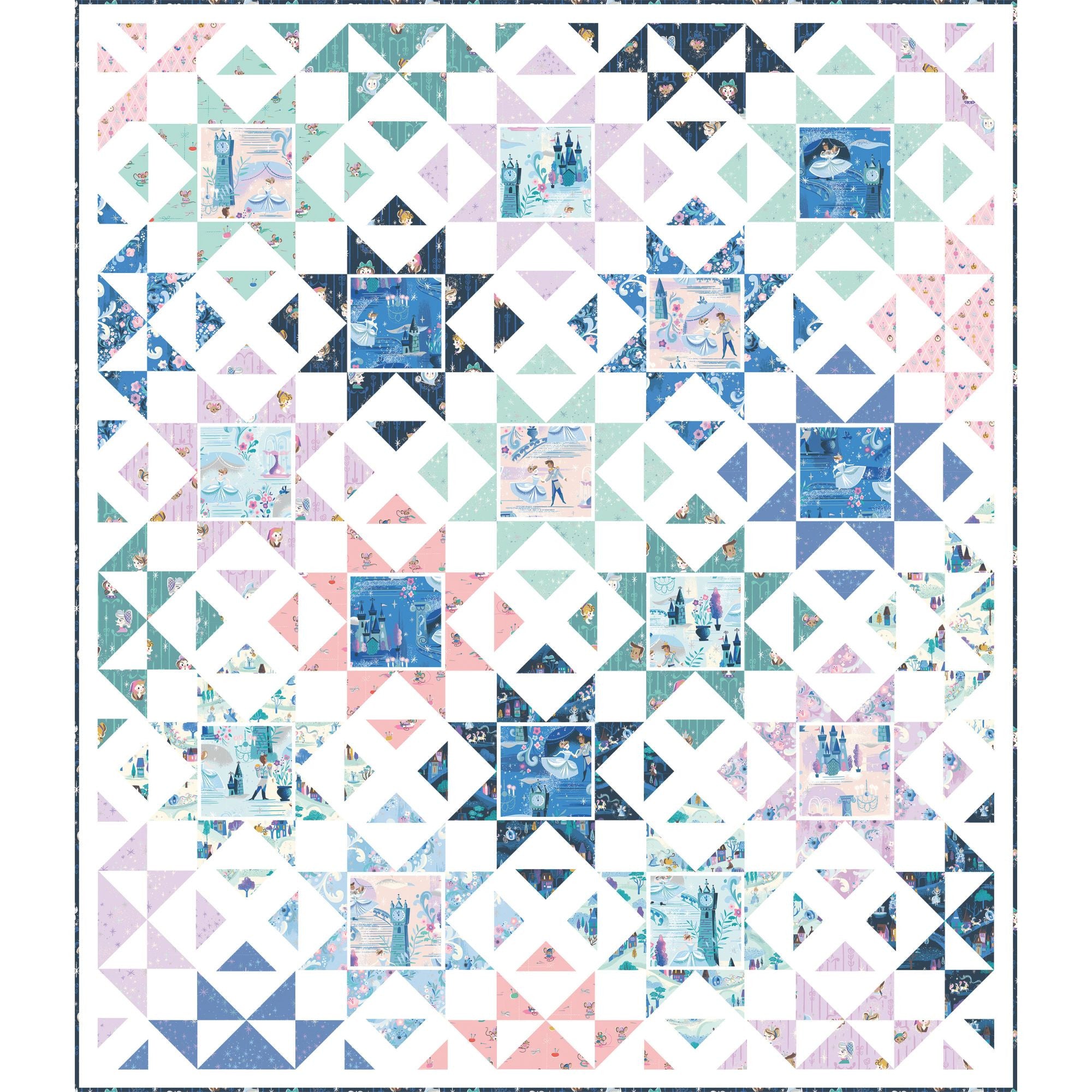 PRESALE Happy Vibes Quilt Kit | Wishes by Jill Howarth for Riley Blake Designs | Quilt Size 62 1/2" x 72 1/2"