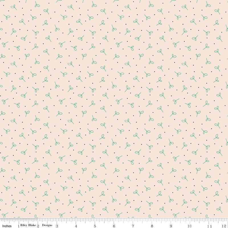 PRESALE Farmers Daughter Seedling Background Leaf Yardage by Lori Holt of Bee in My Bonnet | C17182-LEAF