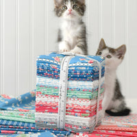 A Cat Named Stitch Fat Quarter Bundle by Camille Roskelley for Moda Fabrics | 40 Skus | 55340AB