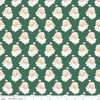 Merry Little Christmas Green Santa Yardage by My Mind's Eye for Riley Blake Designs |C14842 GREEN