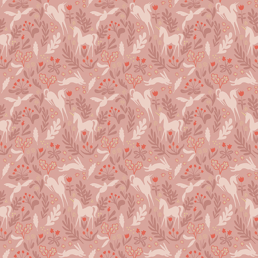PRESALE Story Land Magic Folk Rose Yardage by Sarah Jane for Riley Blake Designs | C18303-ROSE