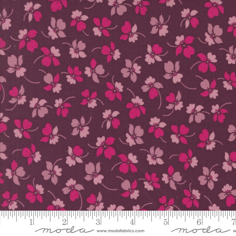 Color Crush Flourish Plum Yardage by V and Co. for Moda Fabrics | 10882 20