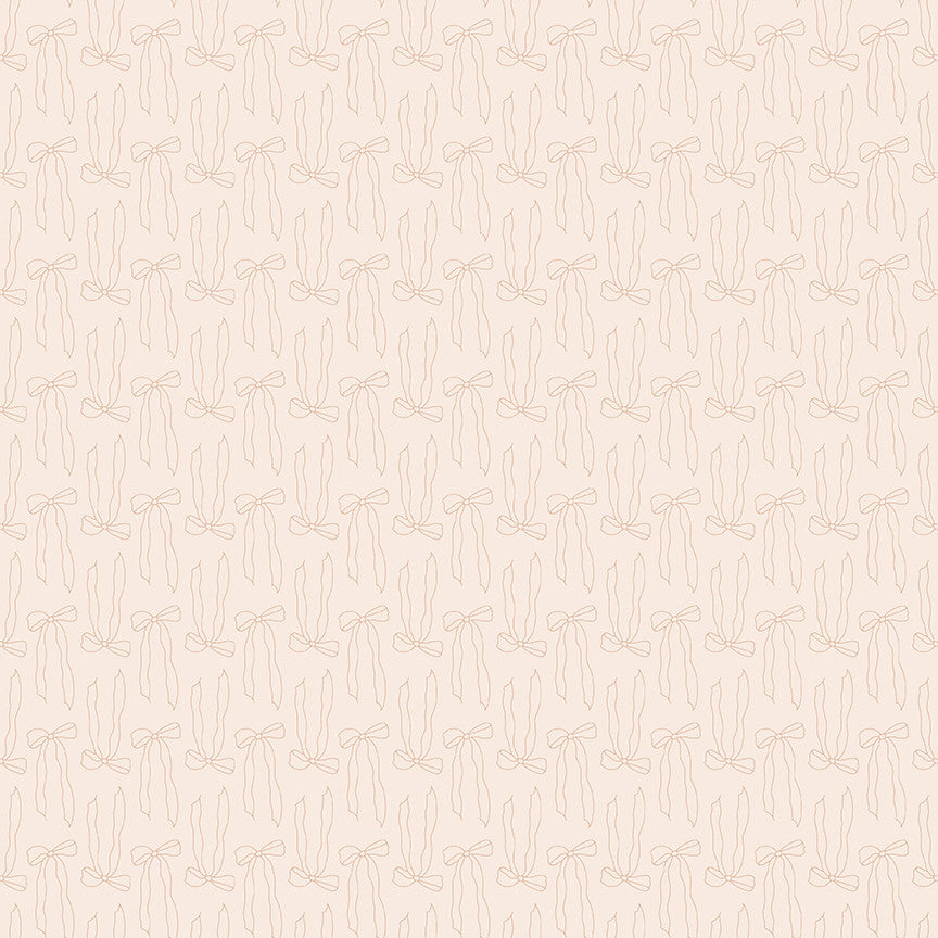 PRESALE Charmed & Treasured Bows Latte Yardage by Kassidy Grace for Riley Blake Designs | C18163-LATTE