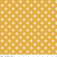 PRESALE Utah Quilt Squares Gold Yardage by Kelsey Carlson for Riley Blake Designs | C17023-GOLD