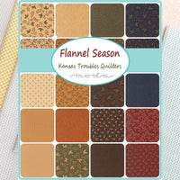 Flannel Season Charm Pack 5" by Kansas Troubles Quilters for Moda Fabrics | 42 Pcs | 9840PPF