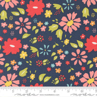 PRESALE Delightfully Yours Wildflower Navy by Sherri & Chelsi for Moda Fabrics | 37700 19
