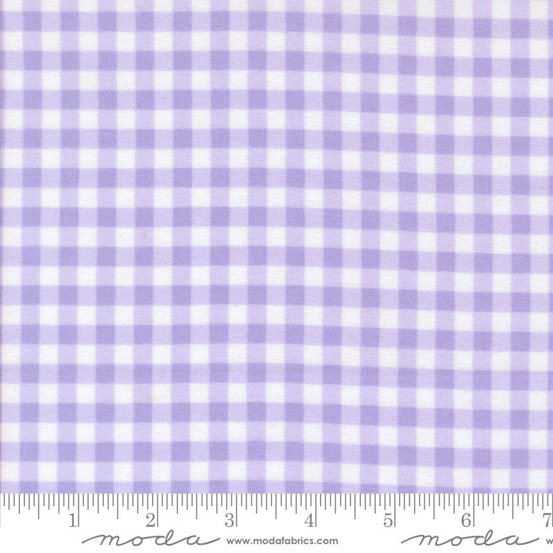 Sherbet Sunshine Flannel Gingham Lavender Yardage by Corey Yoder for Moda Fabrics | 29224 22F