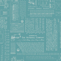 PRESALE TYPE/ography Wedgewood Yardage by Lori Holt of Bee in My Bonnet for Riley Blake Designs | C16850-WEDGEWOOD
