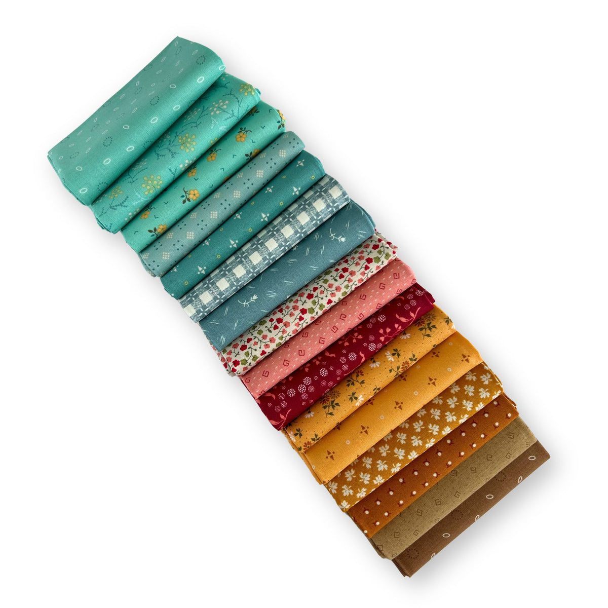 Fat Quarter Bundle Thanksgiving at Grandma's | Baked With Love by Lori Holt of Bee in My Bonnet | 16 Fat Quarters | Curated Bundle