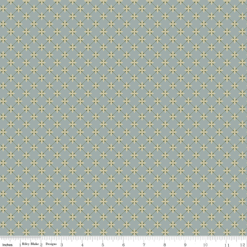 PRESALE Charmed & Treasured Stella Dove Yardage by Kassidy Grace for Riley Blake Designs | C18164-DOVE