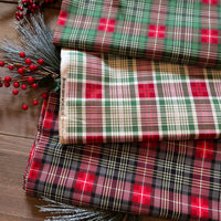 PRESALE Holiday Cheer Custom Fat Quarter Bundle Christmas Plaids by Stacy Iest Hsu for Moda Fabrics | 3 FQs | Curated Bundle