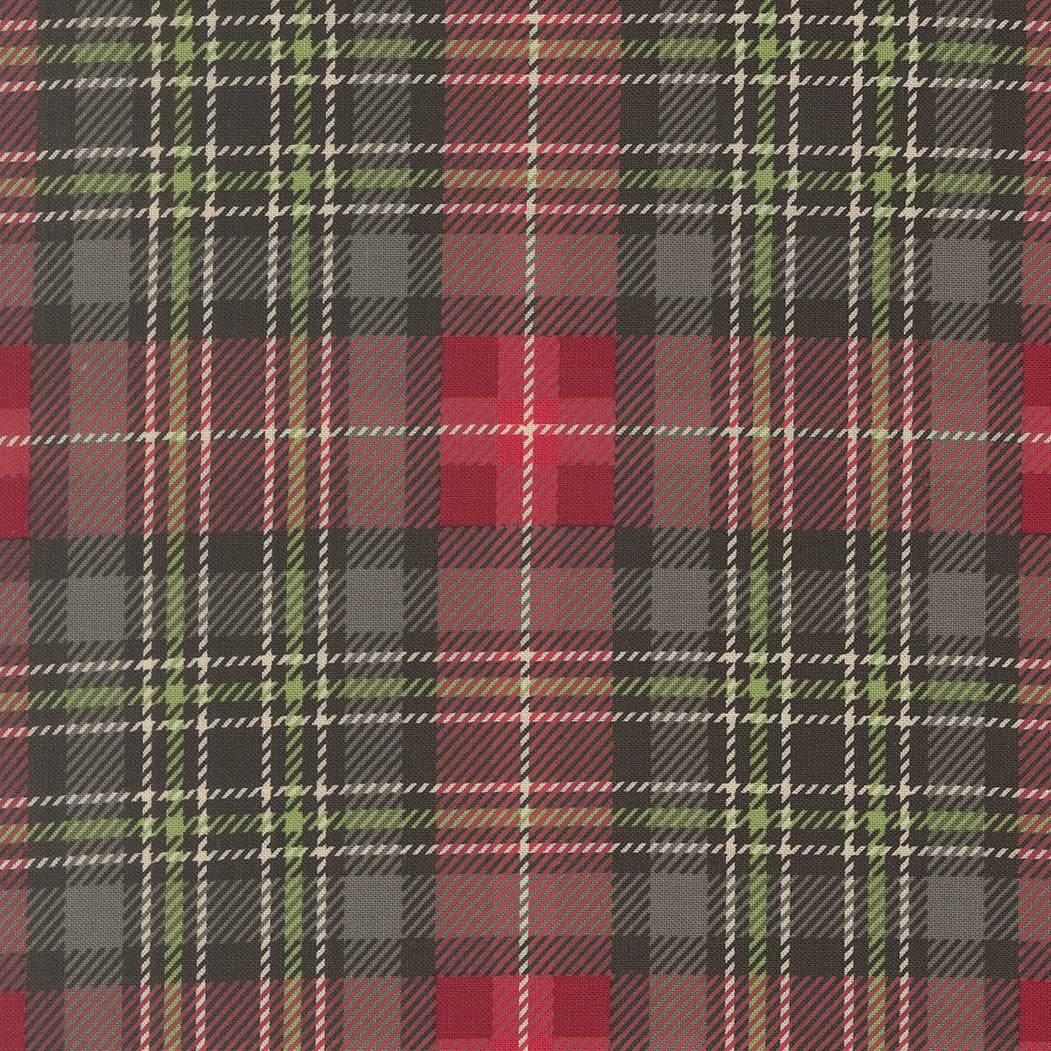 Holiday Cheer Christmas Plaid Coal Yardage by Stacy Iest Hsu for Moda Fabrics | 20977 19