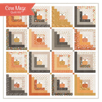 PRESALE Corn Maze Quilt Kit With Birch and Willow by Sherri & Chelsi for Moda Fabrics | Quilt Size 72 1/2” x 72 1/2”