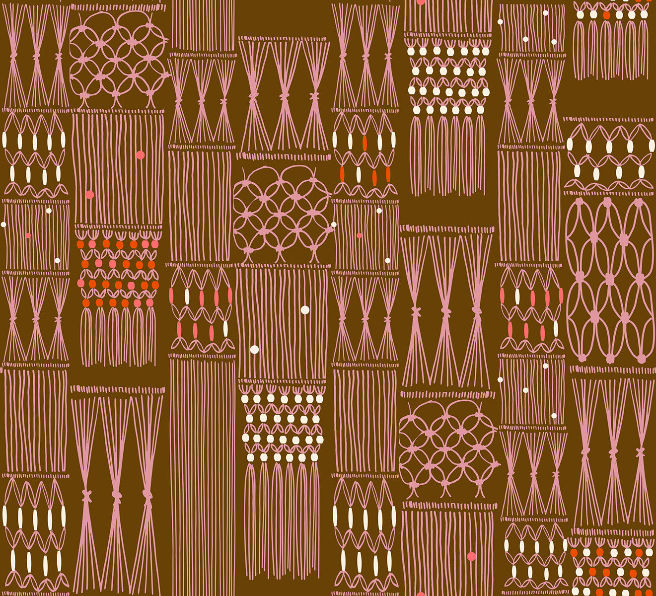 Calathea Wall Hanging Cocoa Yardage by Kimberly Kight for Ruby Star Society | RS5185 14