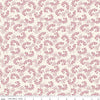 Heirloom Red Sprigs Cream Yardage by My Mind's Eye |C14342 CREAM | Remnant Fat Quarter