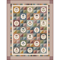 PRESALE Charmed & Treasured Sampler Sew Along Quilt Kit by Kassidy Grace for Riley Blake Designs | Quilt size is 68.5" x 88.5