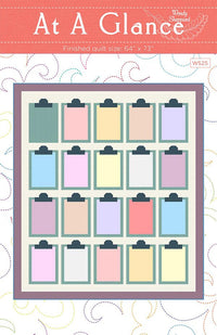 At A Glance Quilt Pattern by Wendy Sheppard | Fat Quarter Friendly