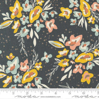 SALE! Dawn on the Prairie Charcoal Night Spray and Sprig Yardage by Fancy That Design House for Moda |45570 19