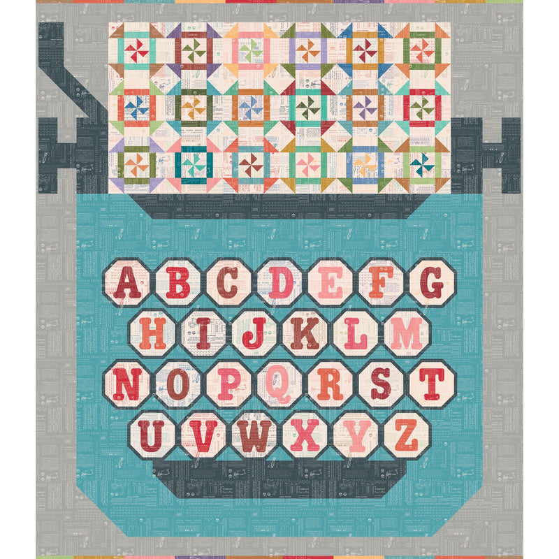 Just My Type Quilt Pattern by Lori Holt of Bee in My Bonnet | P120-JUSTMYTYPE