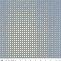 PRESALE Ivy Reese Simple Gingham Blue Yardage by Deena Rutter for Riley Blake Designs | C16604-BLUE