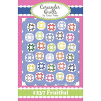 Fruitful Custom Quilt Kit With Fruit Salad by Corey Yoder of Coriander Quilts | Quilt Size 68" x 80"