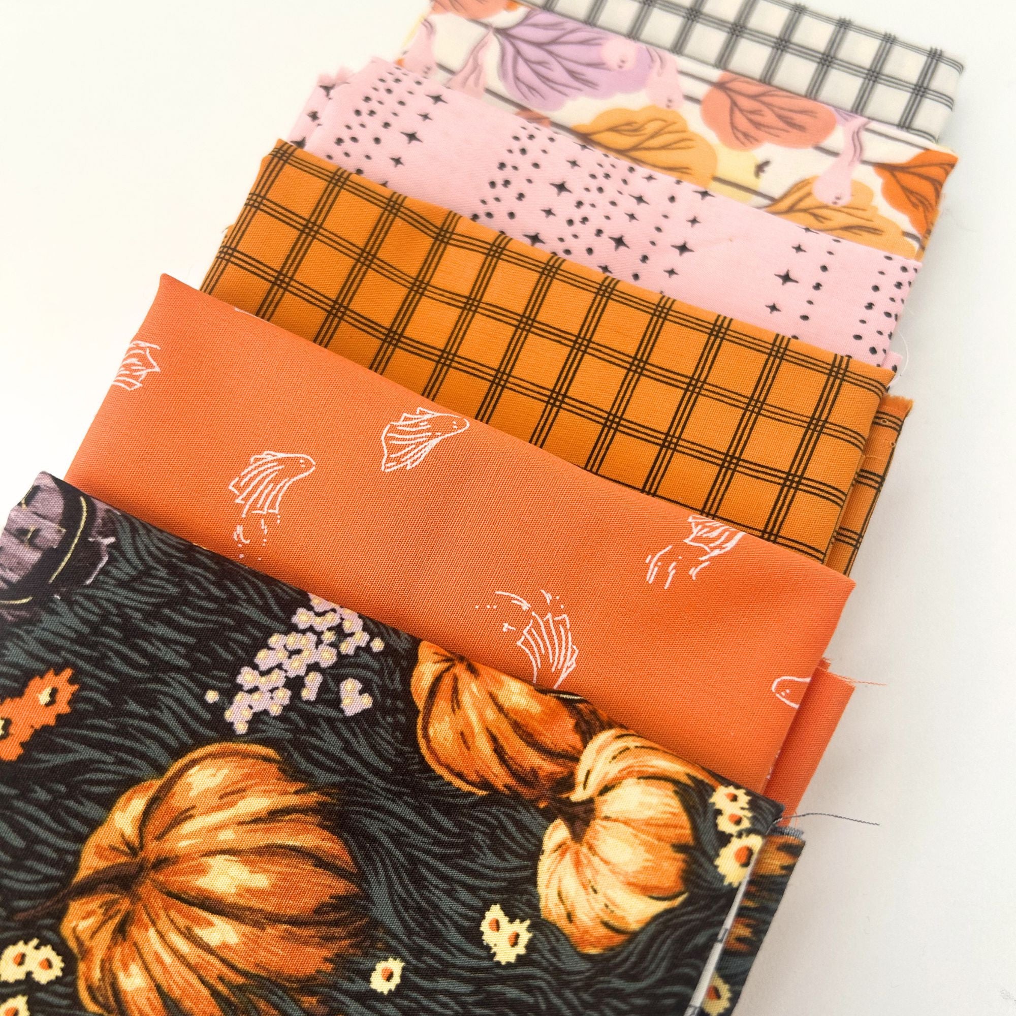Ghostly & Haunted Custom Fat Quarter Bundle by Art Gallery Fabrics | 6 FQs | Curated Bundle