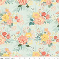 New Beginnings Main Mist Yardage by Sandy Gervais for Riley Blake Designs | C15750-MIST