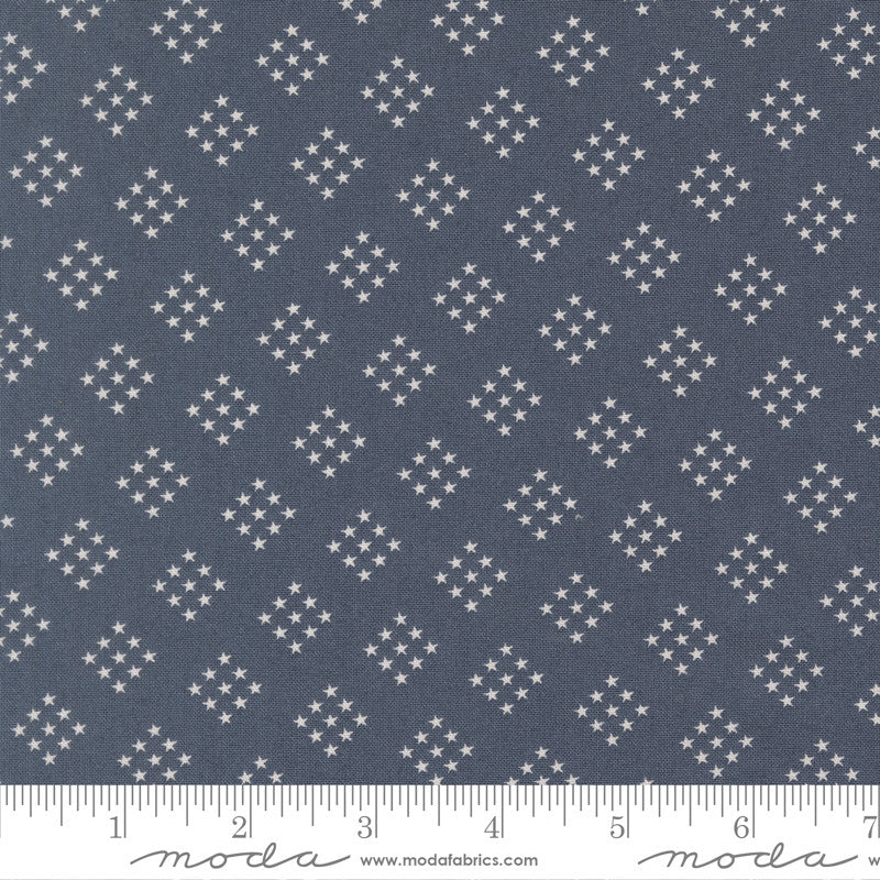 Independence Day Indigo Yardage by Sweetwater for Moda Fabrics | 55726 24