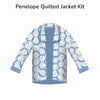 PRESALE Quilted Jacket Custom Kit with Penelope by My Mind's Eye for Riley Blake Designs | Pattern by Paula McKinlay