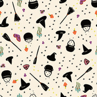 PRESALE Freaky Familiars Witchy Woman Natural Yardage by Ruby Star Society | RS5195 11