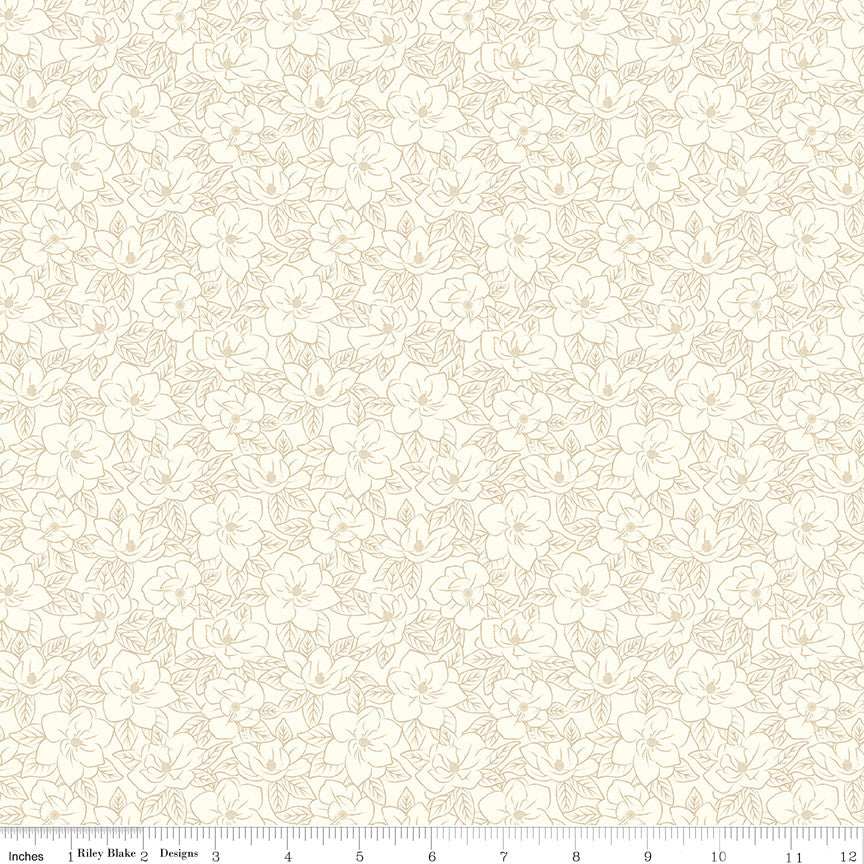 PRESALE Southern Charm Magnolia Tonal Cloud Yardage by the RBD Designers for Riley Blake Designs | C17445-CLOUD