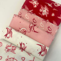 Letters to Cupid Custom Fat Quarter Bundle by My Mind's Eye for Riley Blake Designs | 6 FQs | Curated Bundle