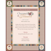PRESALE Charmed & Treasured Sampler Sew Along Quilt Kit by Kassidy Grace for Riley Blake Designs | Quilt size is 68.5" x 88.5