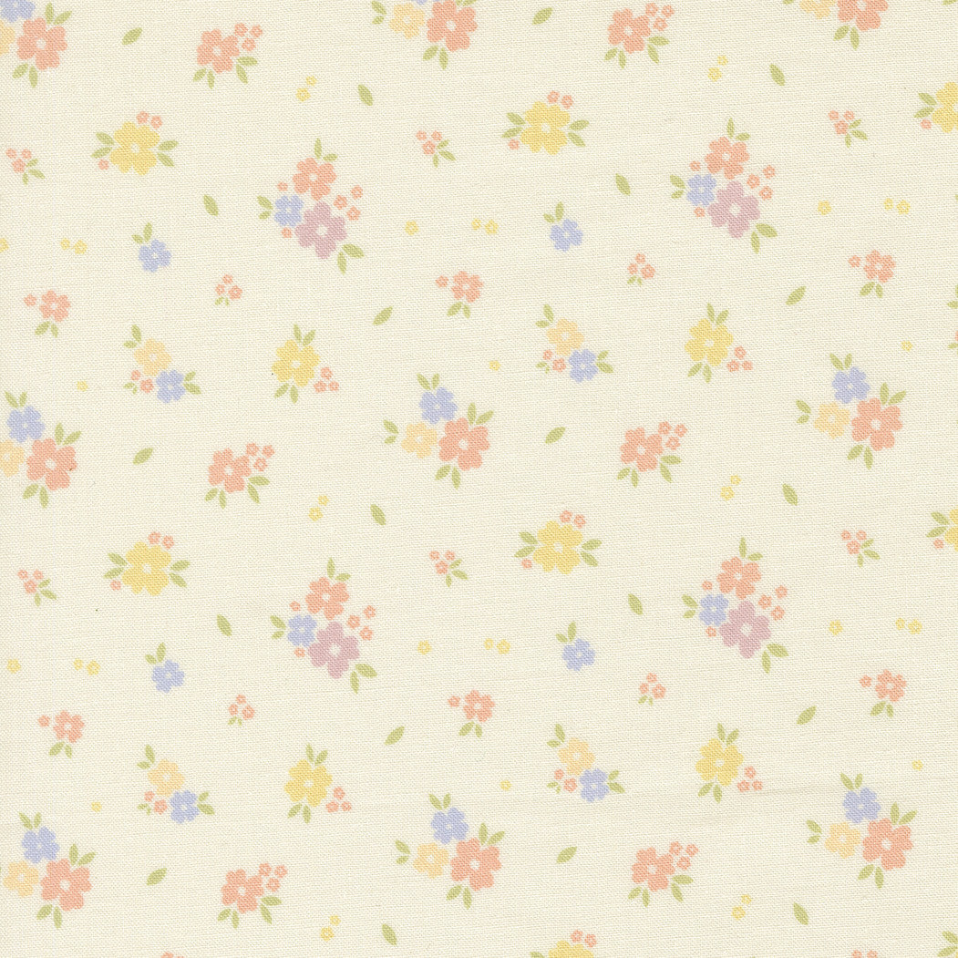 Pastel Prairie Bloomers Porcelain Yardage by My Sew Quilty Life for Moda Fabrics | 31781 11