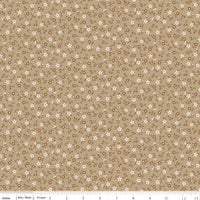 PRESALE Farmers Daughter Blossom Palomino Yardage by Lori Holt of Bee in My Bonnet | C17164-PALOMINO