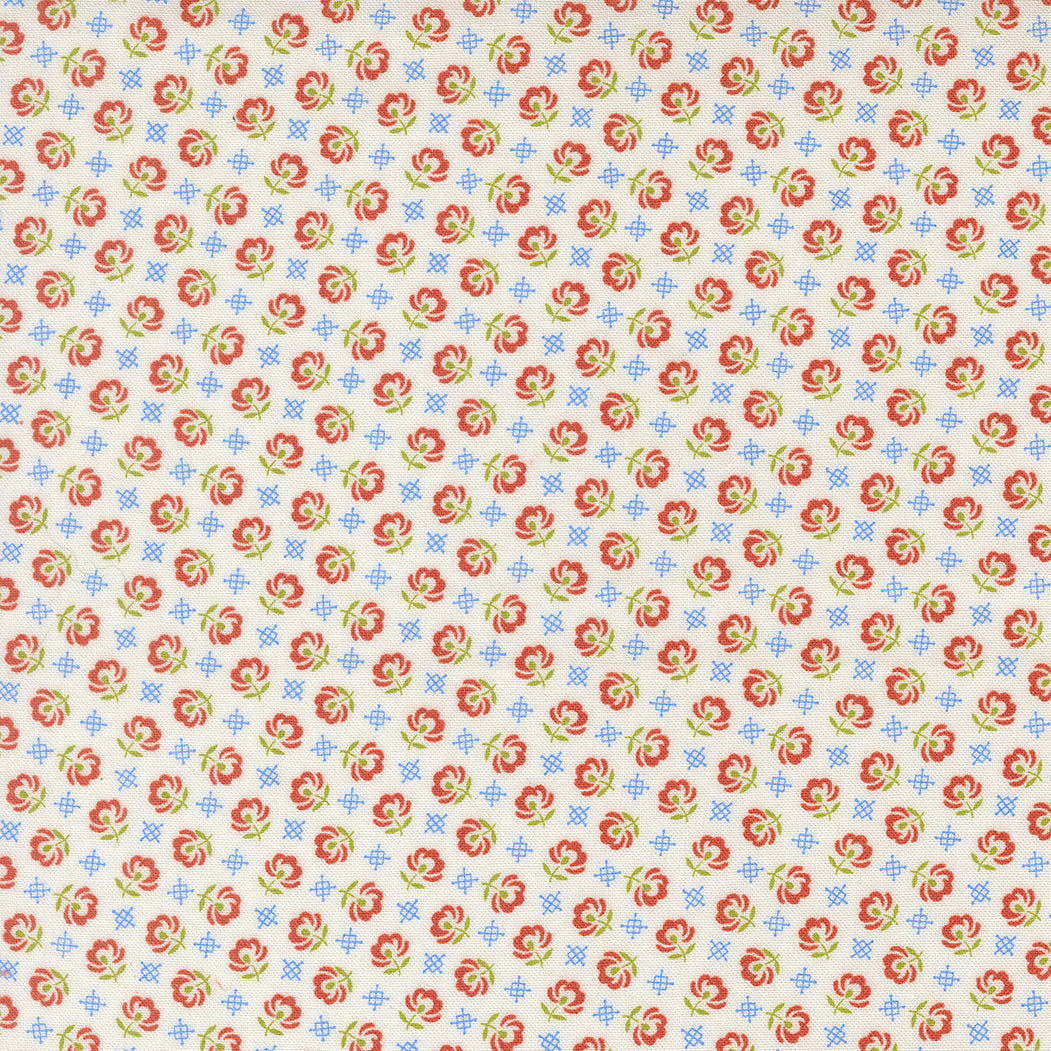 PRESALE Rosie Prairie Toss Whipped Cream Yardage by Fig Tree & Co for Moda Fabrics | 35425 11