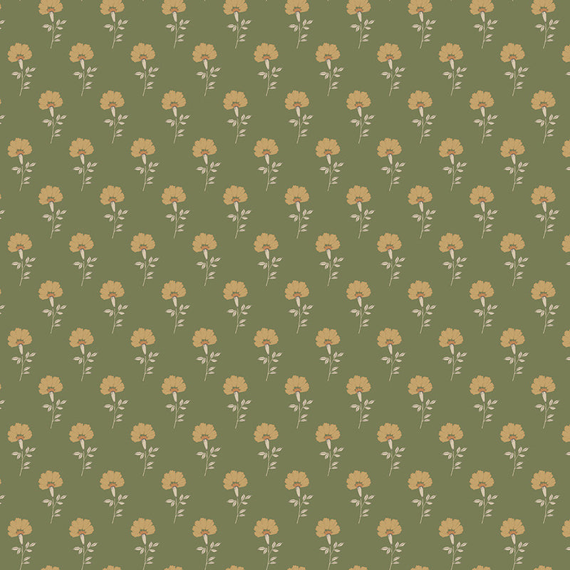 Threads of Grace Flora Green Yardage by Kassidy Grace for Riley Blake Designs | C16821-GREEN