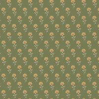 Threads of Grace Flora Green by Kassidy Grace for Riley Blake Designs | C16821-GREEN | 14" Remnant Fabric
