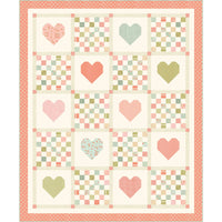 PRESALE Happy Hearts Custom Quilt Kit With Sunbonnet by Heather Briggs of My Sew Quilty Life