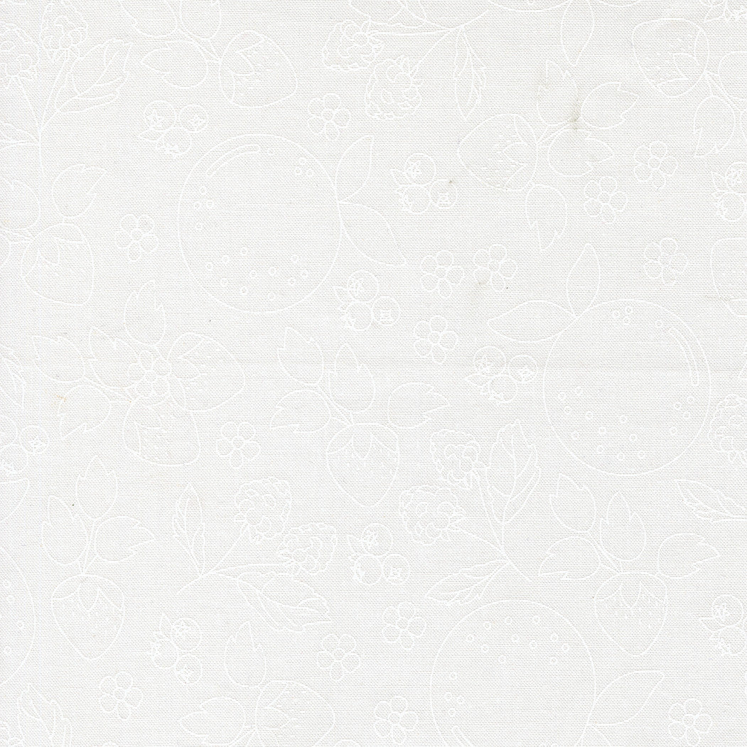 PRESALE Fruit Salad Fruit Sketch Off White White Yardage by Corey Yoder for Moda Fabrics | 29241 11