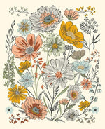 Woodland and Wildflowers Cream Panel by Fancy That Design House for Moda Fabrics | 45588 11