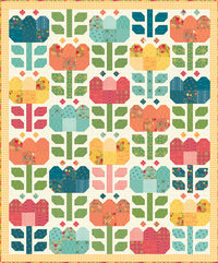 PRESALE First Blooms Tulip Festival Quilt Kit Boxed by Heather Peterson for Riley Blake Designs | KT-16320
