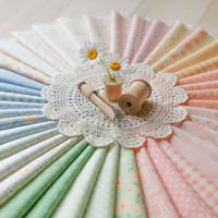 Cottage Charm Window Pane Powder Blue Yardage by Heather Briggs of My Sew Quilty Life for Moda Fabric | 31752 21